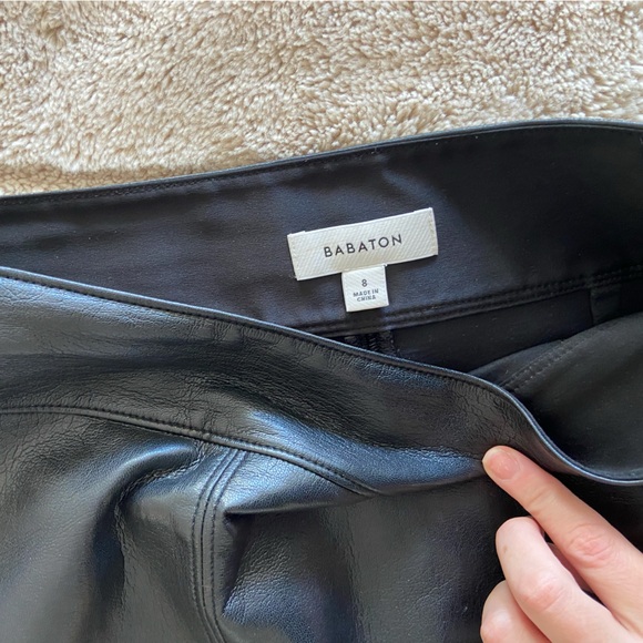 ARITZIA Babaton vegan leather pencil skirt size 8 - Picture 5 of 8